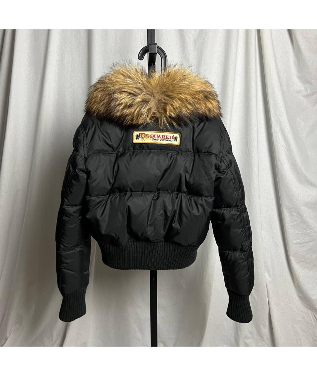 DSQUARED2 Черная полиамидовая куртка, фото 2