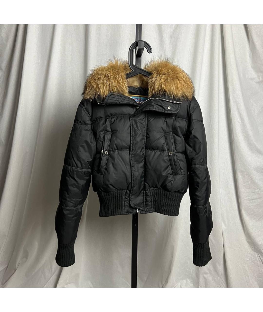 DSQUARED2 Черная полиамидовая куртка, фото 4