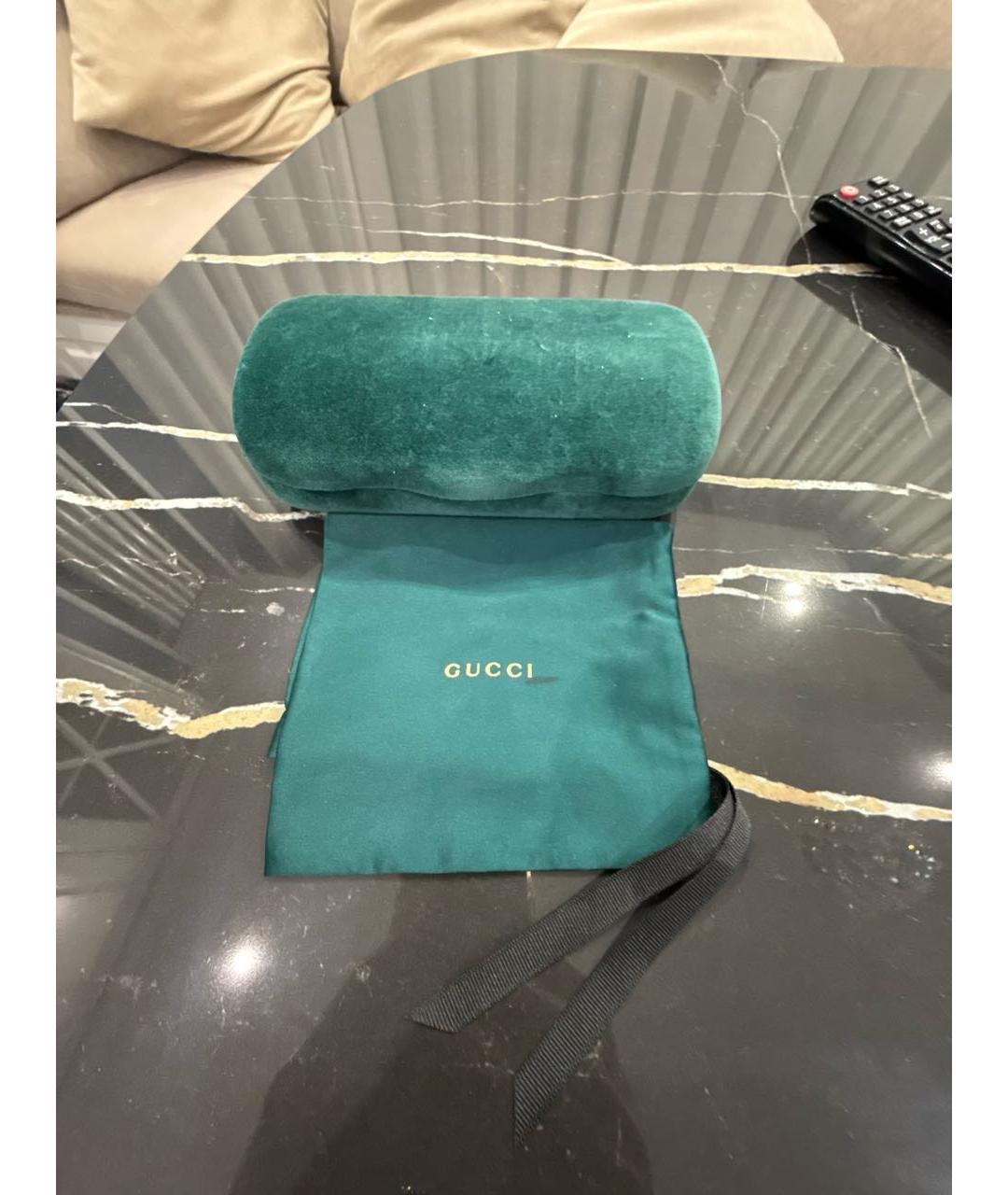 GUCCI Черные пластиковые солнцезащитные очки, фото 4