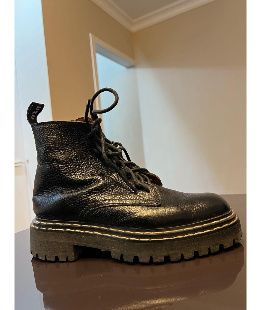 PROENZA SCHOULER Черные кожаные ботинки, фото 5