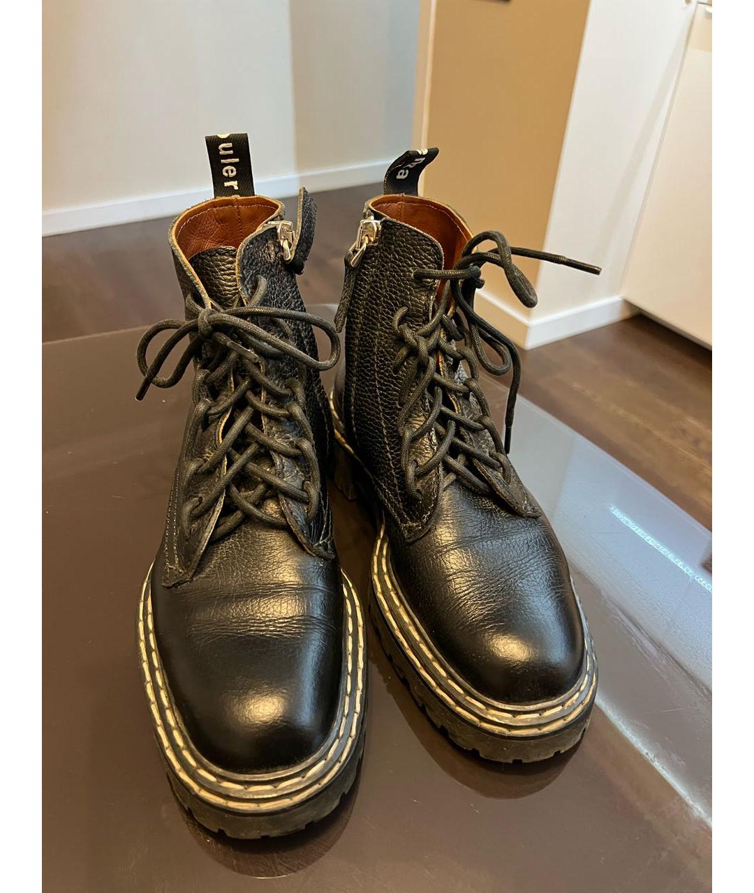 PROENZA SCHOULER Черные кожаные ботинки, фото 2