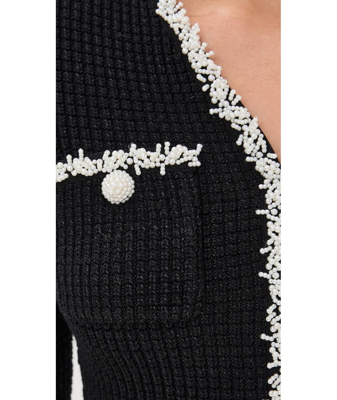 SELF-PORTRAIT Черное коктейльное платье, фото 8