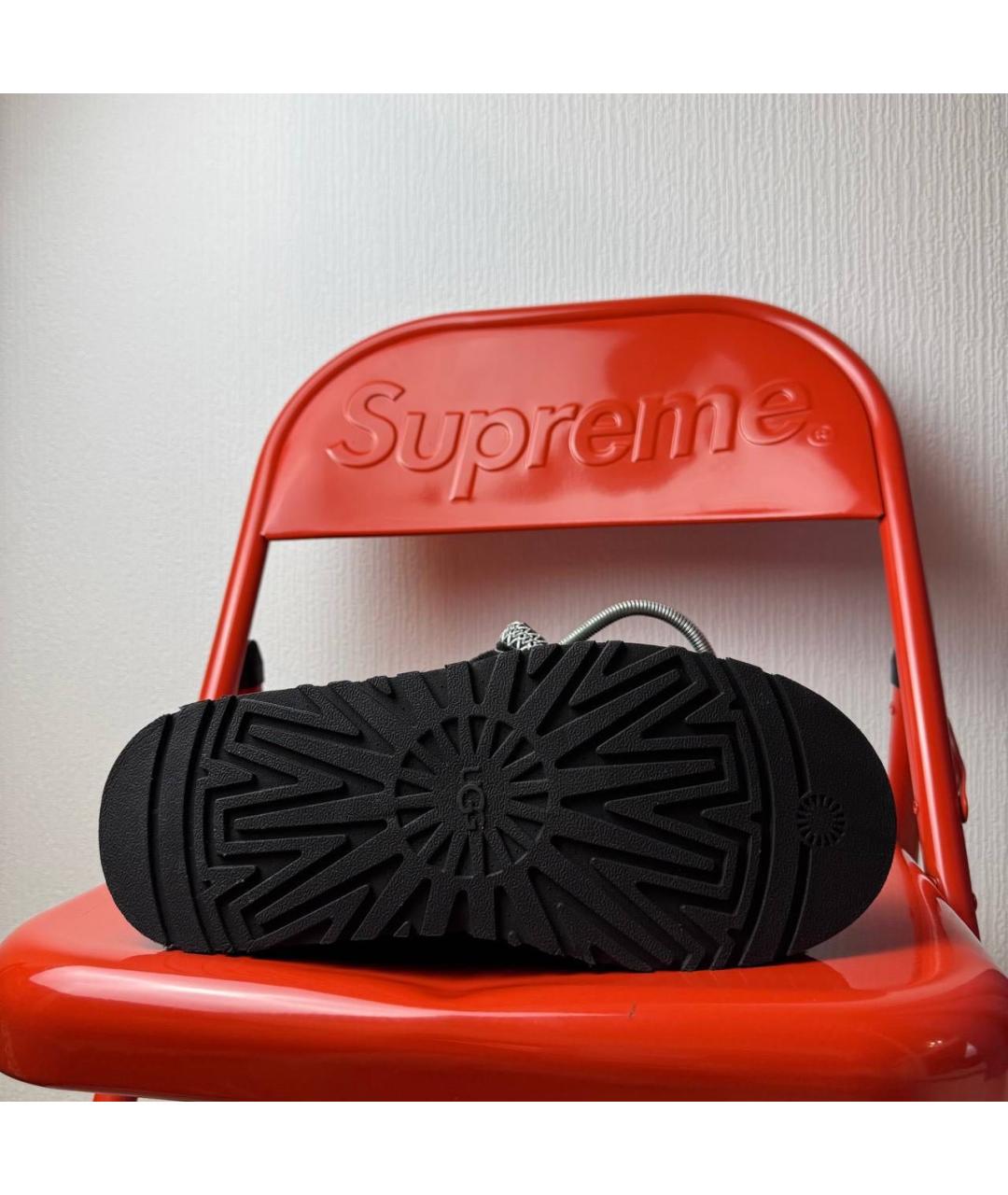 UGG AUSTRALIA Черные замшевые ботинки, фото 5