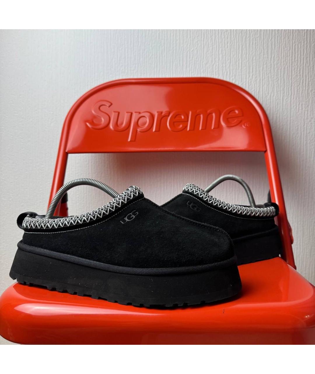 UGG AUSTRALIA Черные замшевые ботинки, фото 6