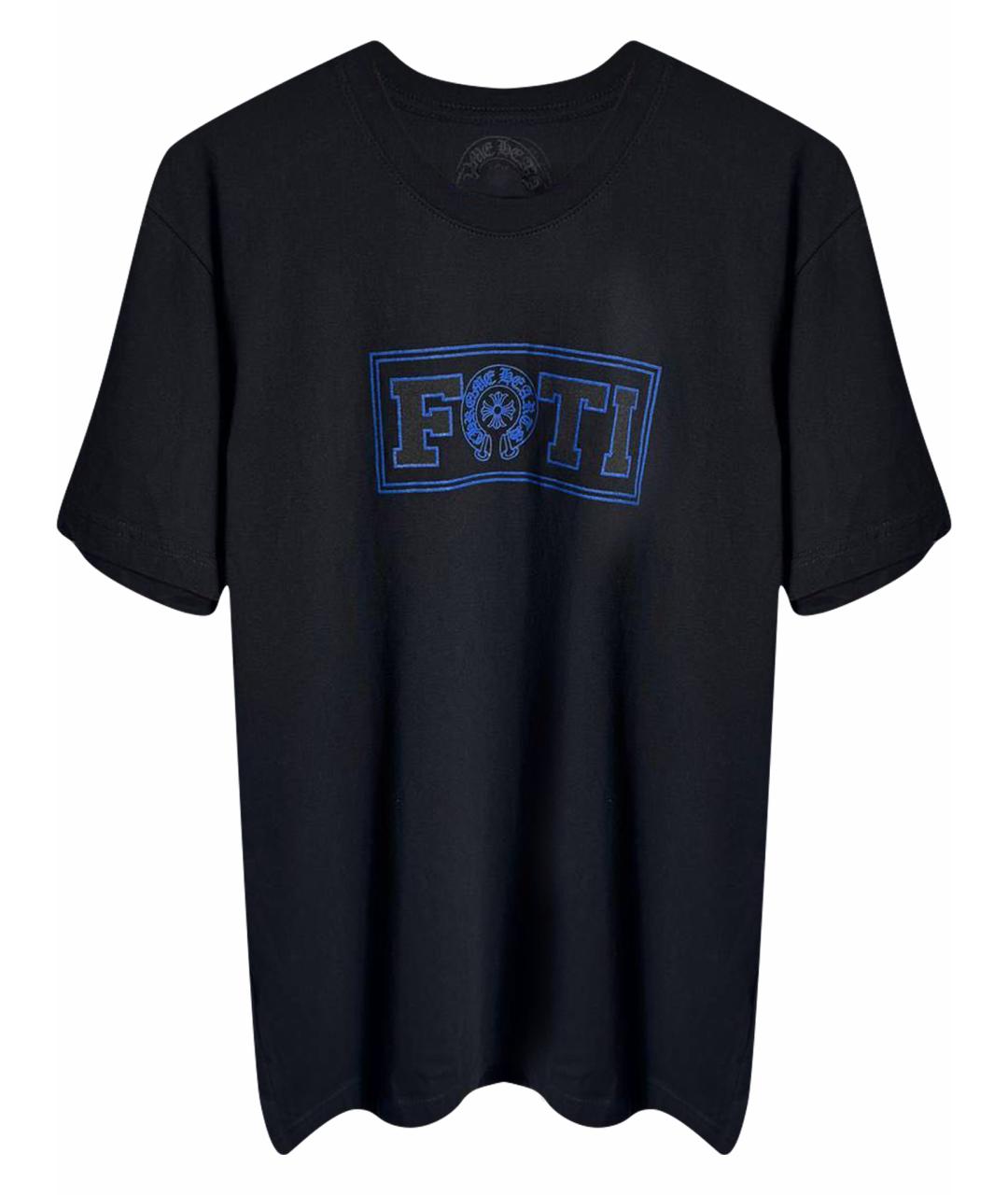 CHROME HEARTS Черная хлопковая футболка, фото 1