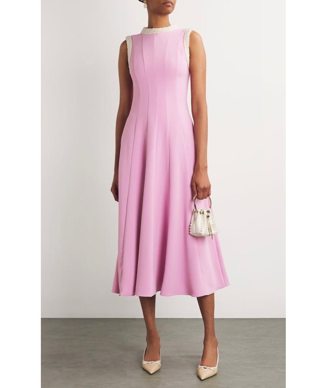 SELF-PORTRAIT Розовое коктейльное платье, фото 8