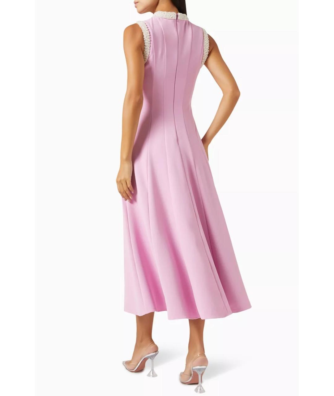 SELF-PORTRAIT Розовое коктейльное платье, фото 7