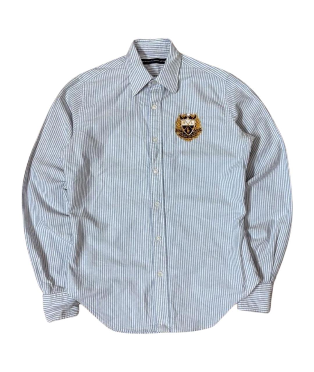 RALPH LAUREN Белая хлопковая рубашка, фото 1