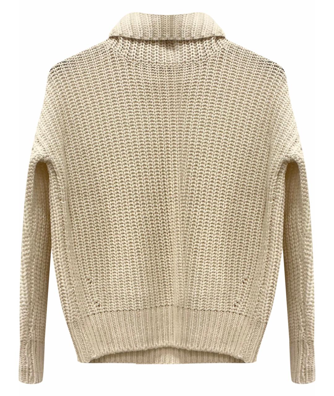 LORO PIANA Бежевый кашемировый джемпер / свитер, фото 1