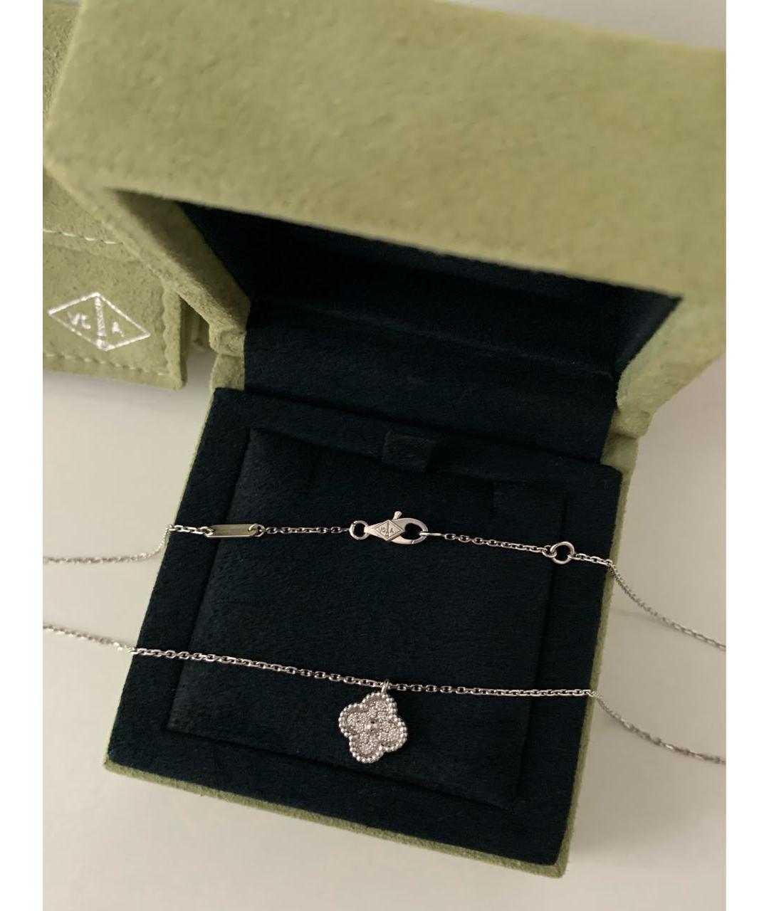 VAN CLEEF & ARPELS Серебряное колье из белого золота, фото 4