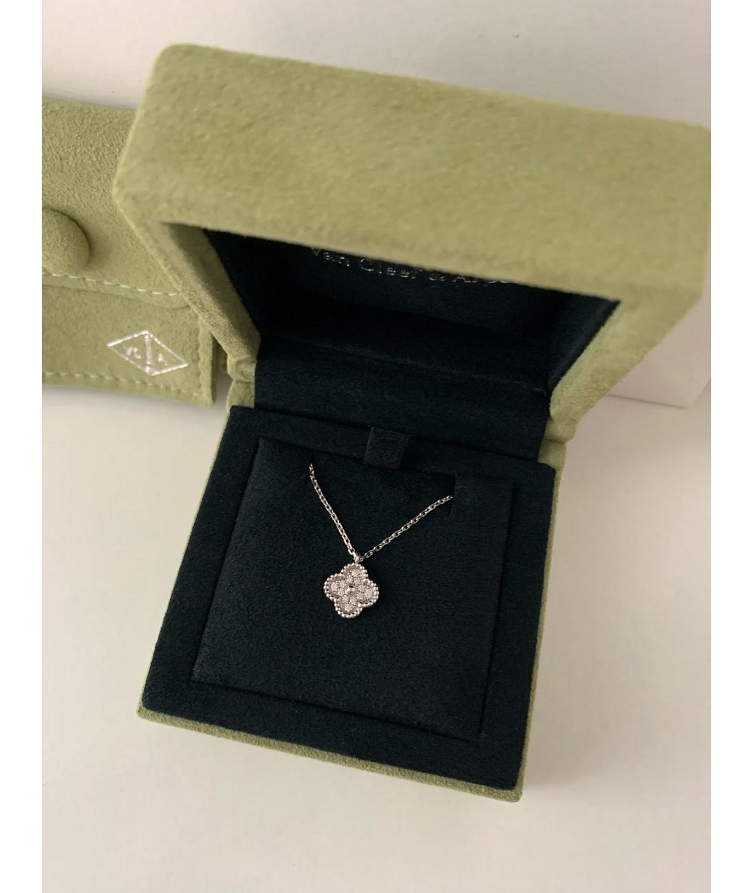 VAN CLEEF & ARPELS Серебряное колье из белого золота, фото 6