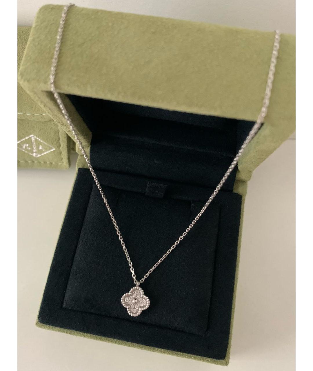 VAN CLEEF & ARPELS Серебряное колье из белого золота, фото 3