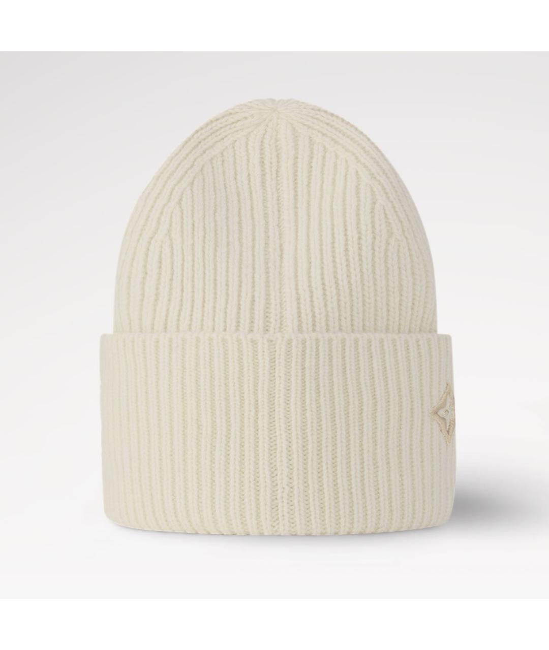 LOUIS VUITTON Белая шерстяная шапка, фото 3