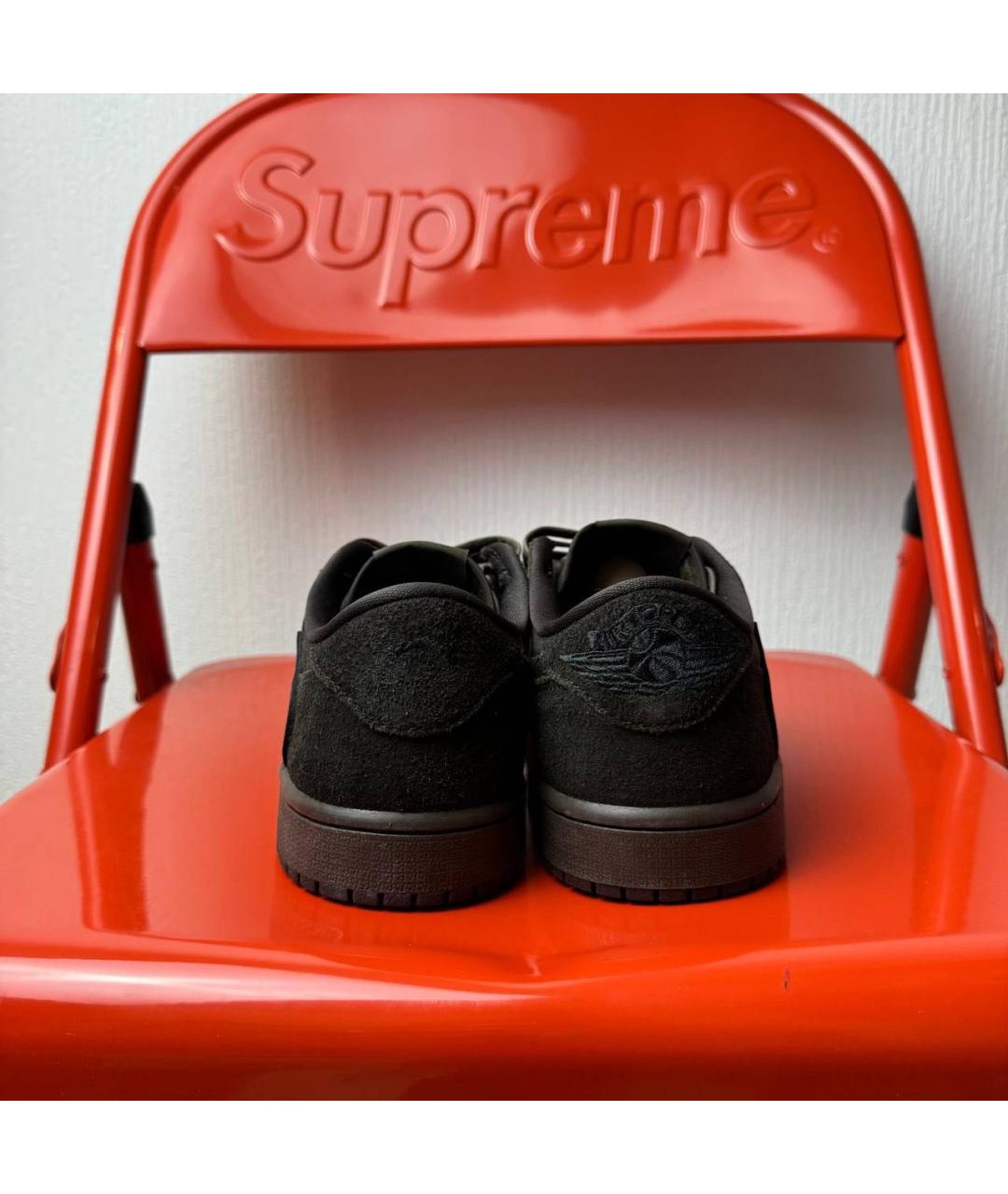 CACTUS JACK BY TRAVIS SCOTT Коричневые замшевые низкие кроссовки / кеды, фото 3