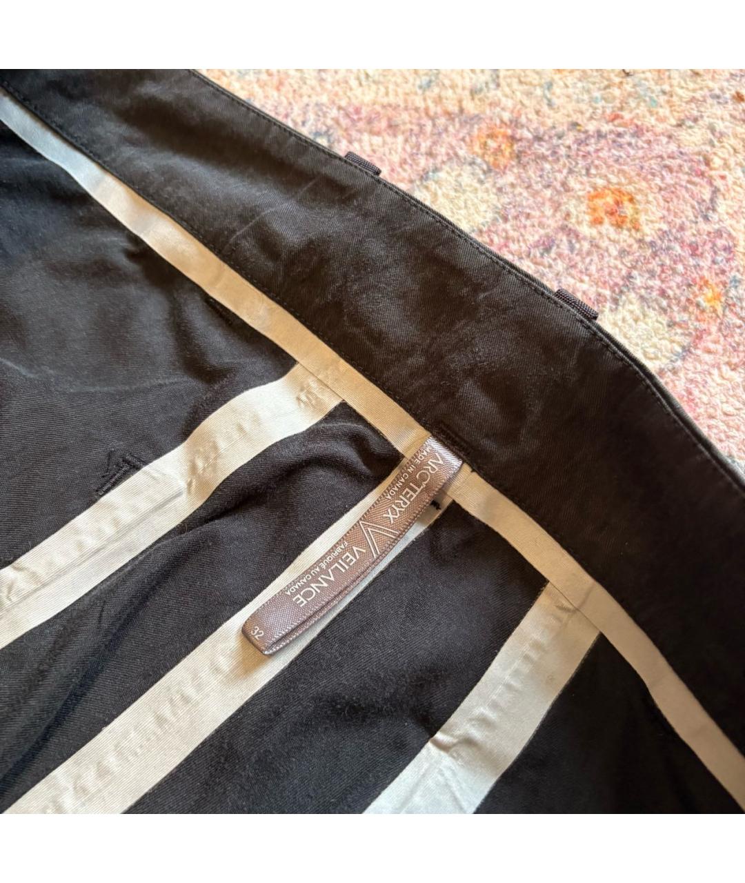 ARCTERYX Черные хлопковые повседневные брюки, фото 7