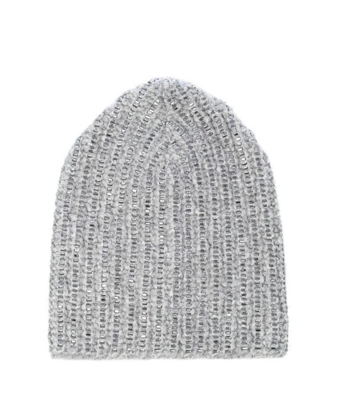ERMANNO SCERVINO Серая шапка, фото 1