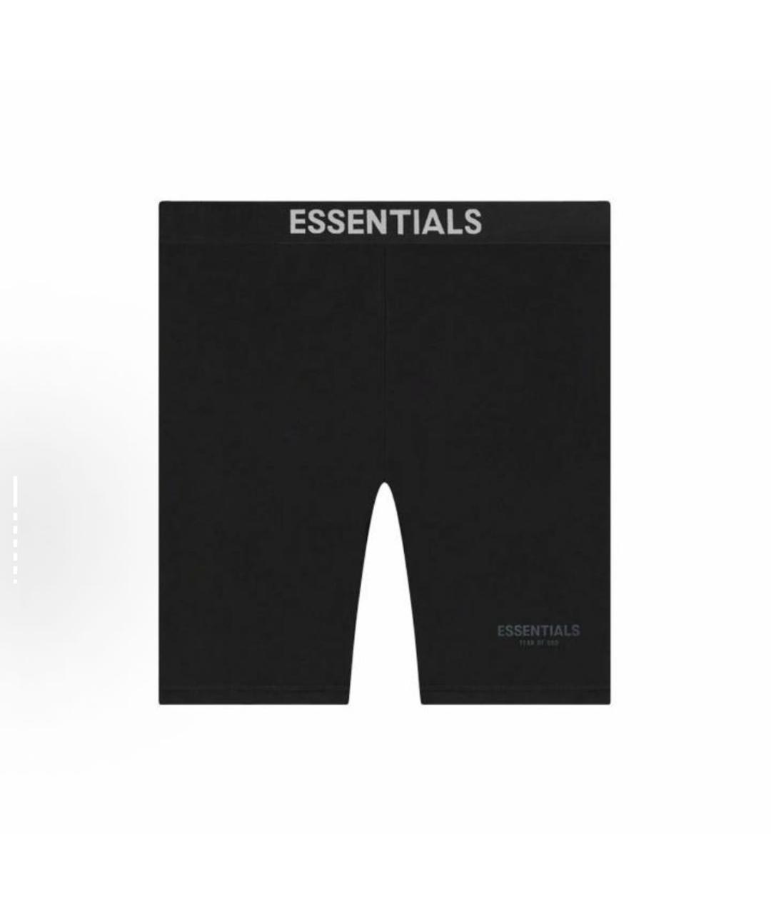 FEAR OF GOD ESSENTIALS Черные полиэстеровые шорты, фото 3