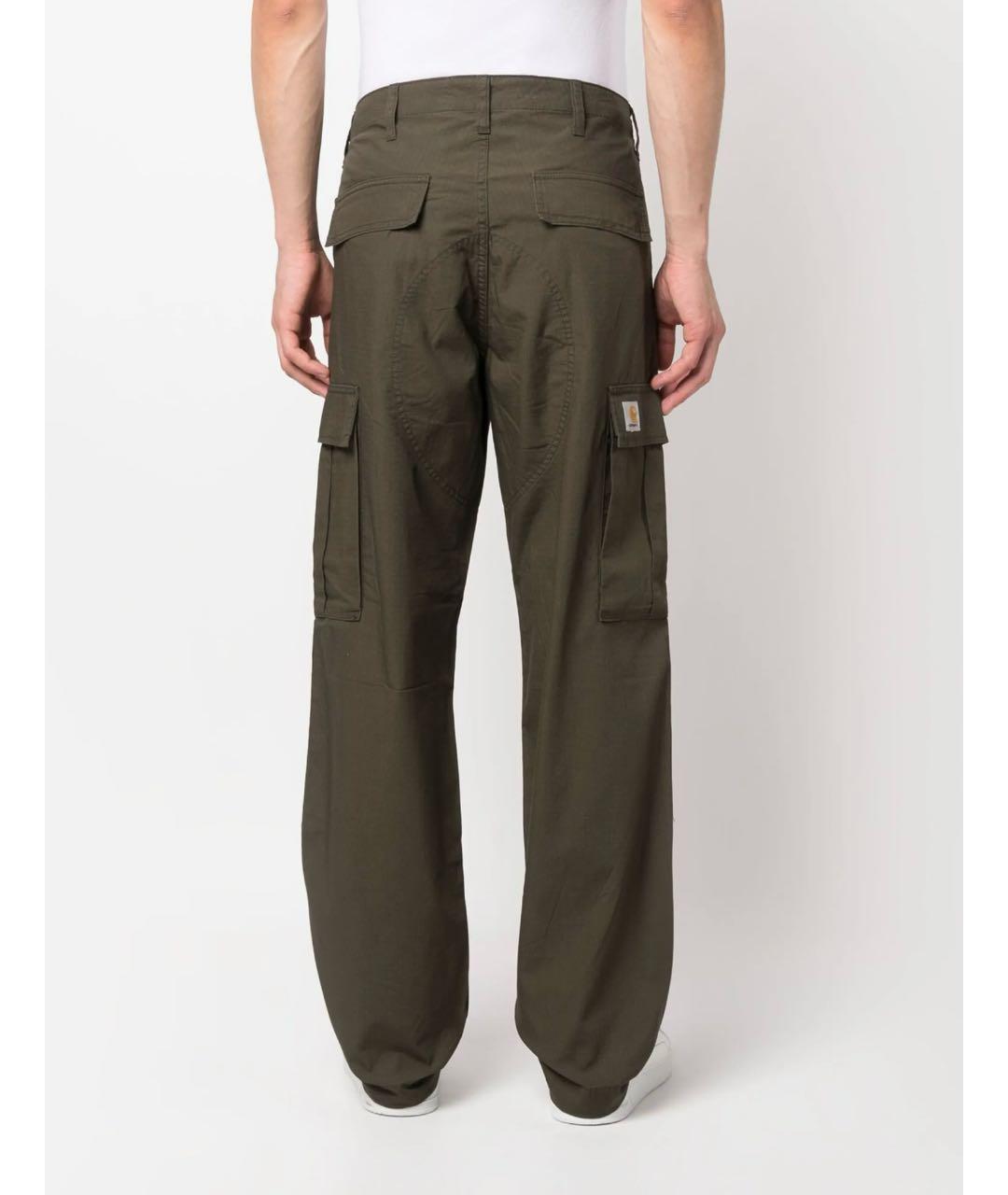 CARHARTT WIP Хаки повседневные брюки, фото 2