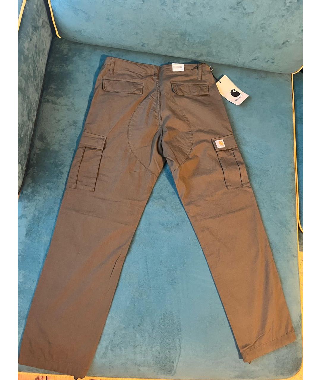 CARHARTT WIP Хаки повседневные брюки, фото 5