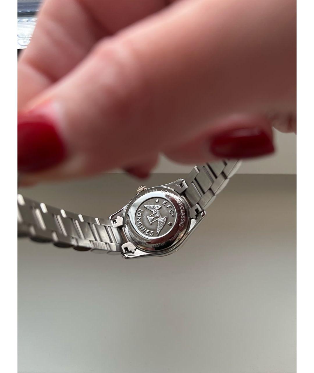 LONGINES Серебряные металлические часы, фото 2