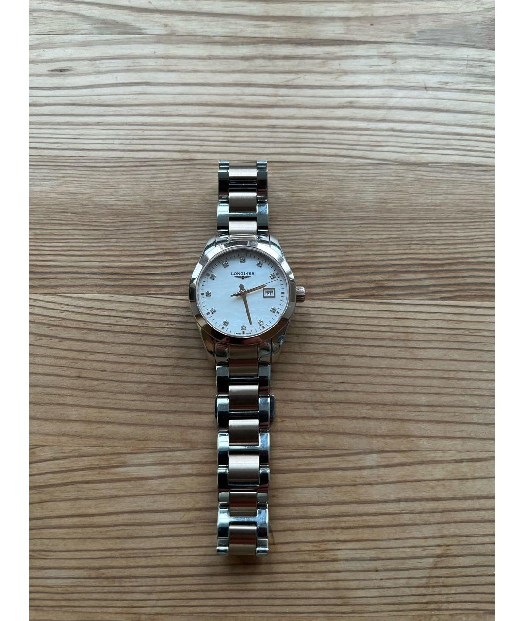 LONGINES Серебряные металлические часы, фото 6