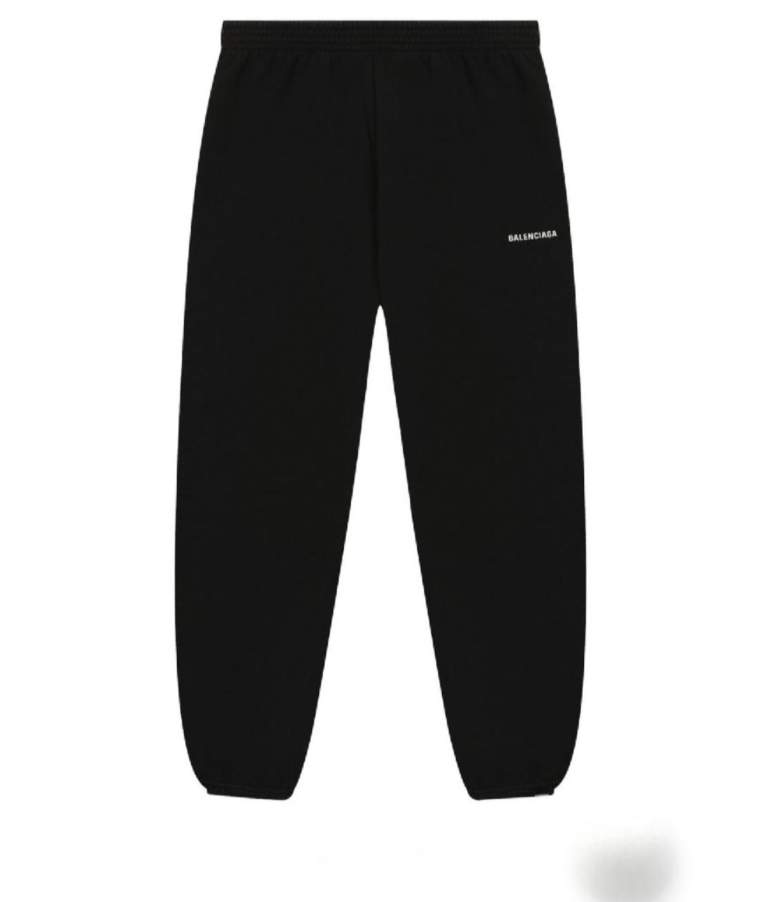 BALENCIAGA Черные хлопковые брюки и шорты, фото 1