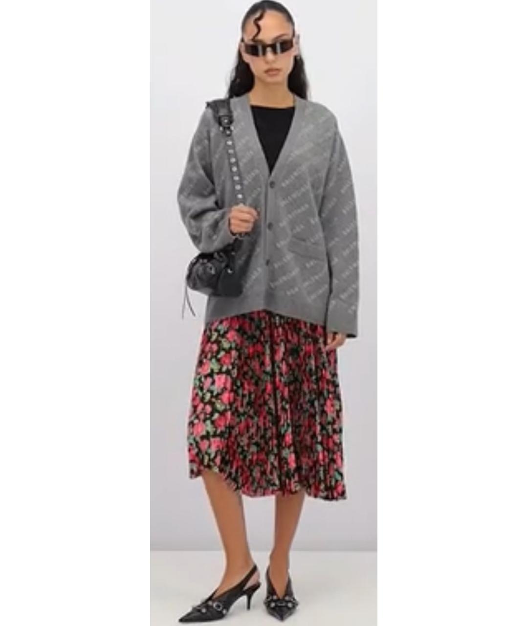 BALENCIAGA Серый кашемировый кардиган, фото 6