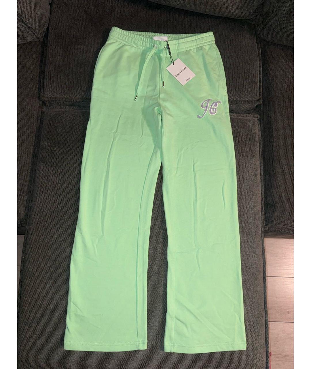 JUICY COUTURE Салатовый хлопковый костюм с брюками, фото 2