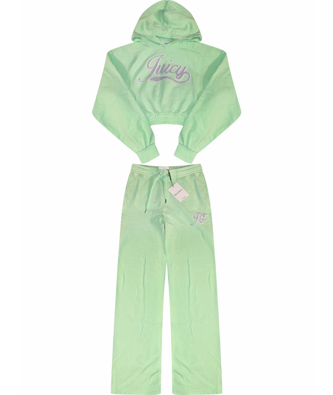 JUICY COUTURE Салатовый хлопковый костюм с брюками, фото 1