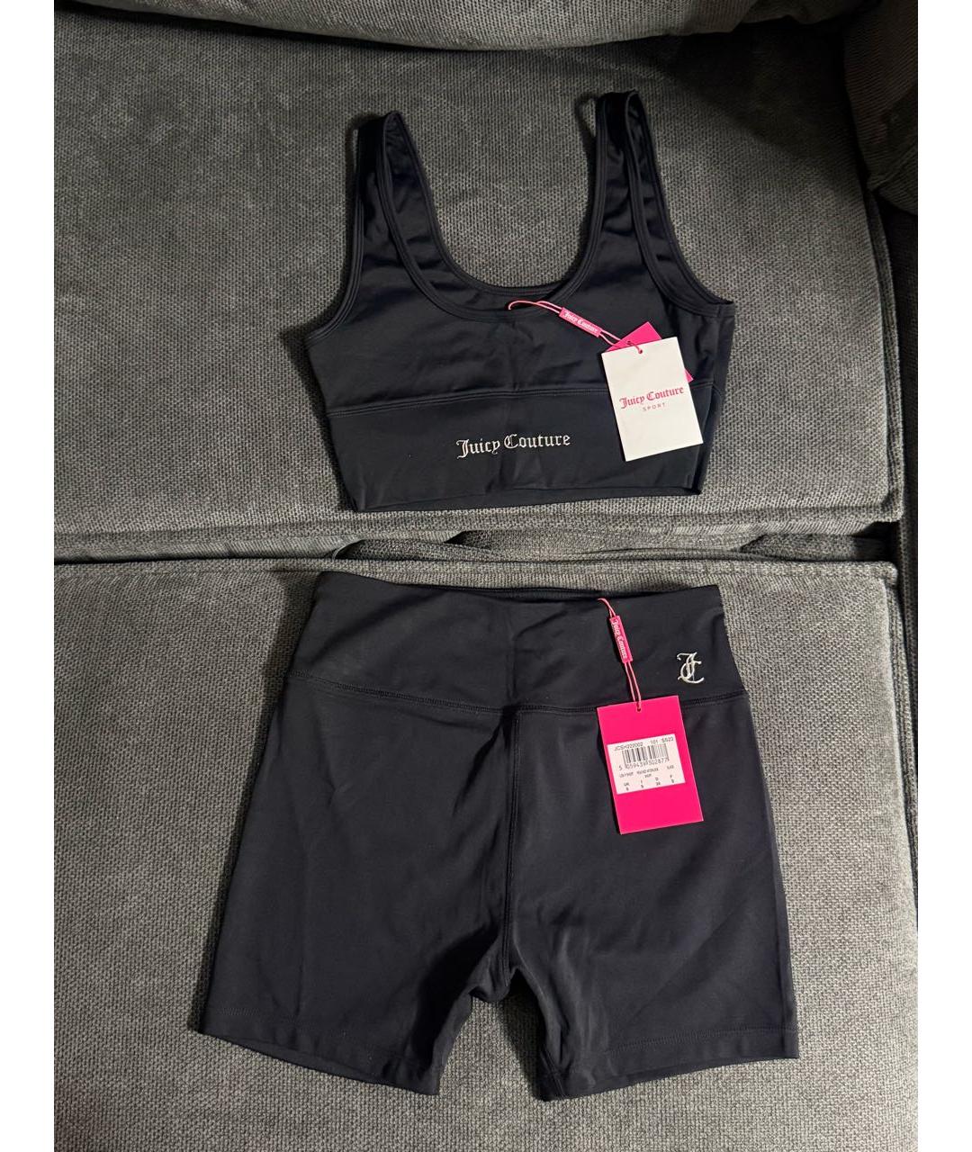 JUICY COUTURE Черный полиэстеровый спортивные костюмы, фото 3