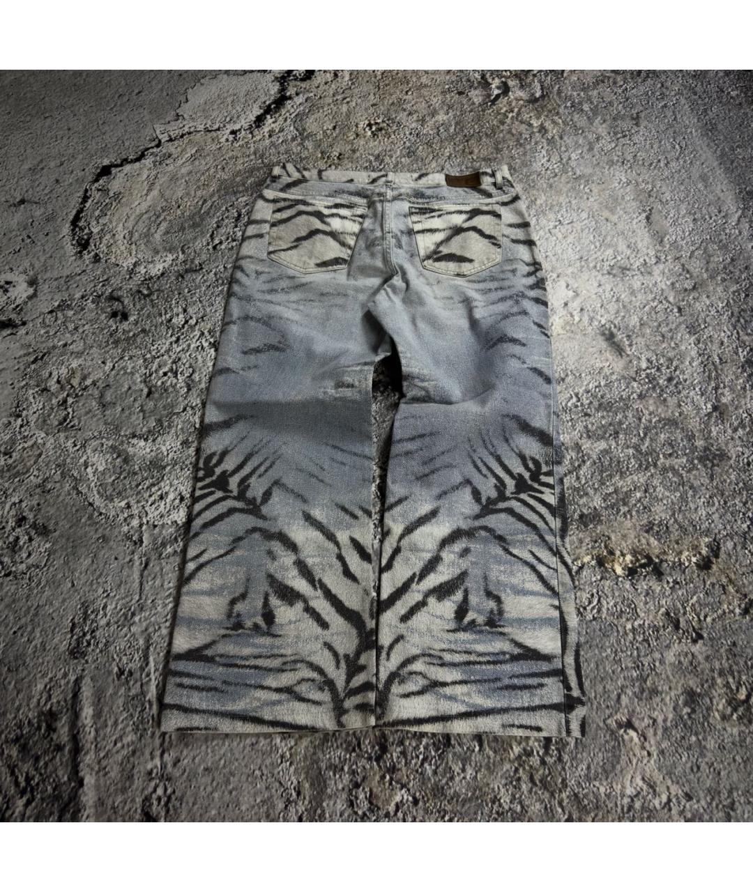 JUST CAVALLI Голубые хлопковые джинсы, фото 2