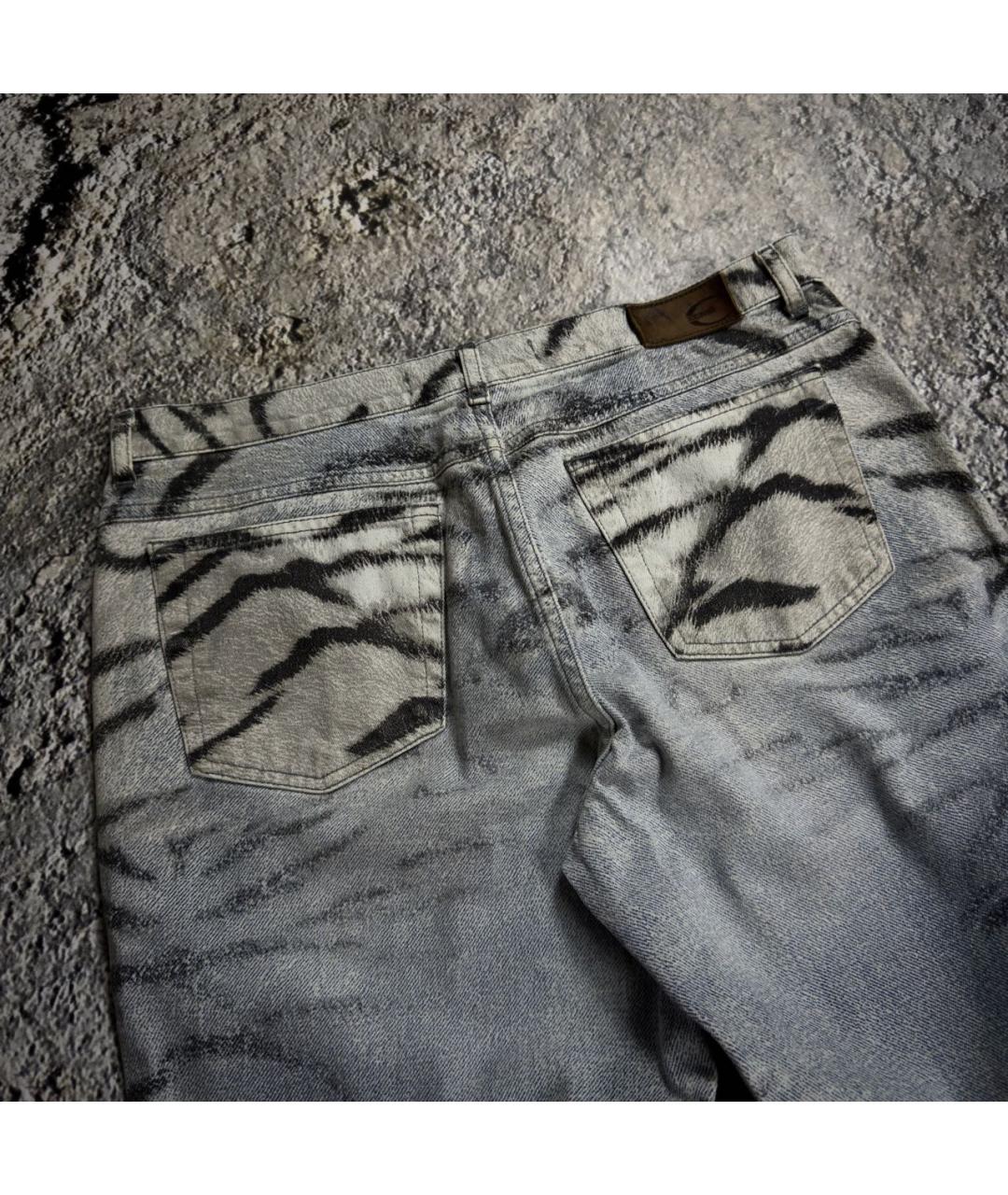 JUST CAVALLI Голубые хлопковые джинсы, фото 7