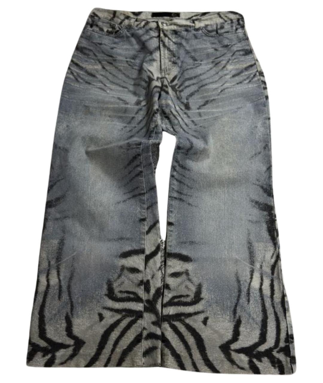 JUST CAVALLI Голубые хлопковые джинсы, фото 1