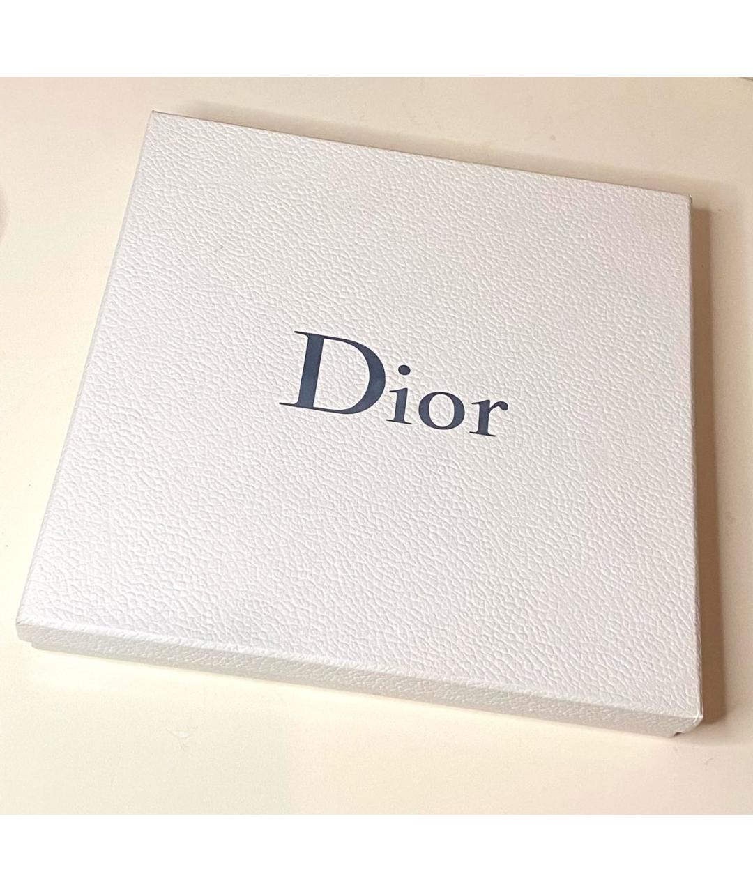 CHRISTIAN DIOR Синий шелковый шарф, фото 4