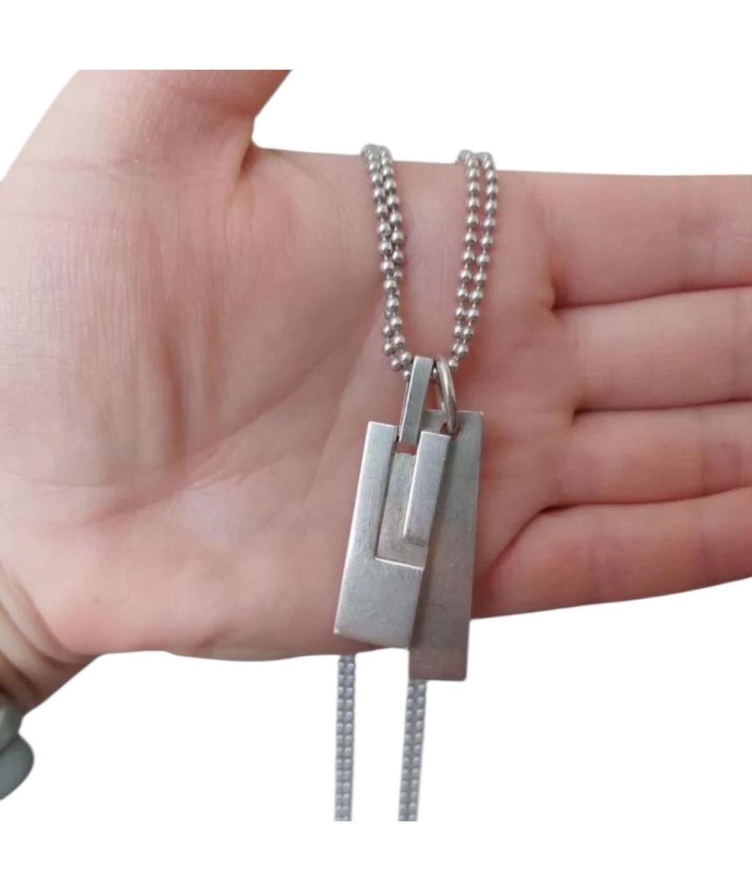 GUCCI Серебряная серебряная подвеска, фото 3