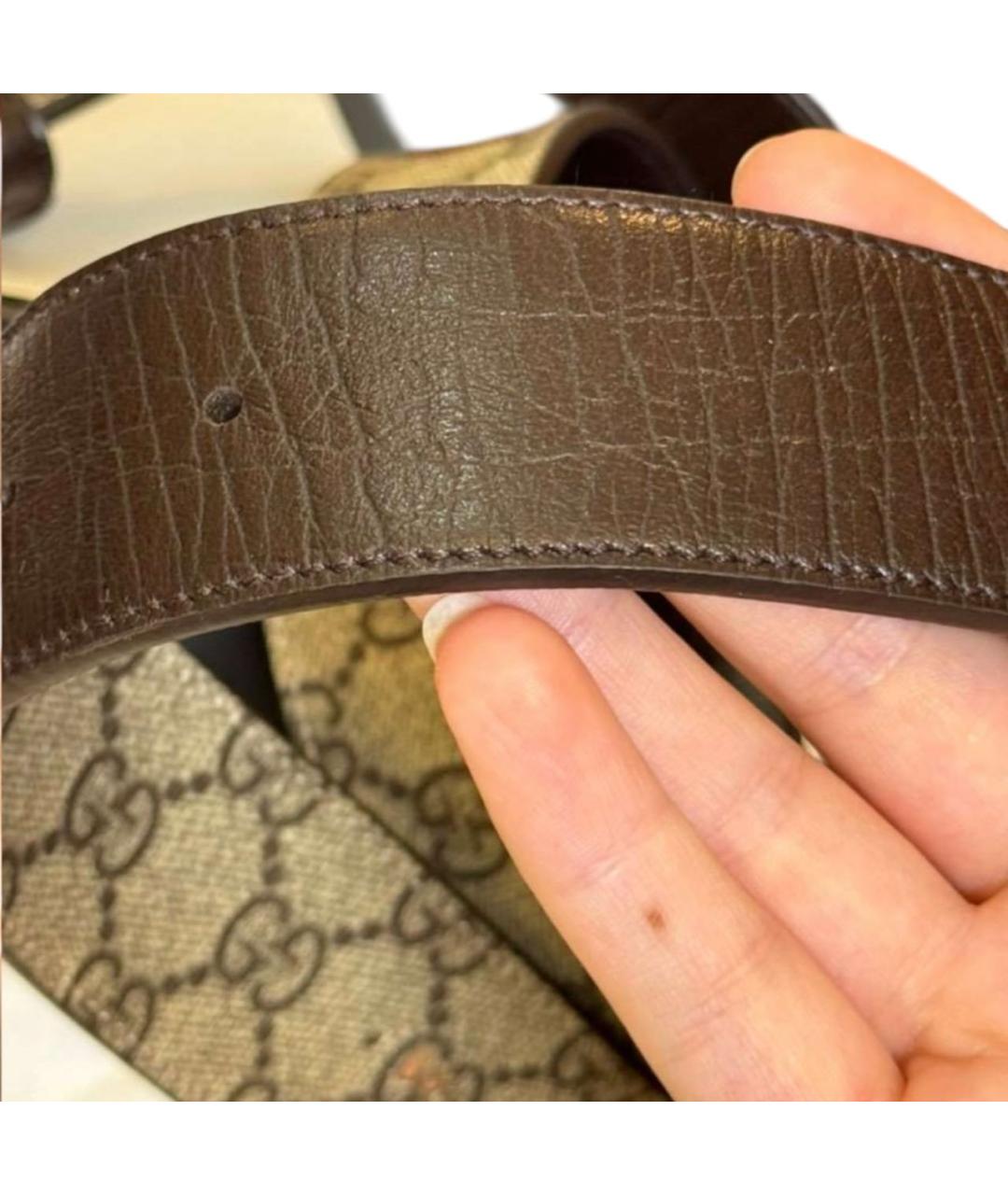 GUCCI Бежевый ремень, фото 7