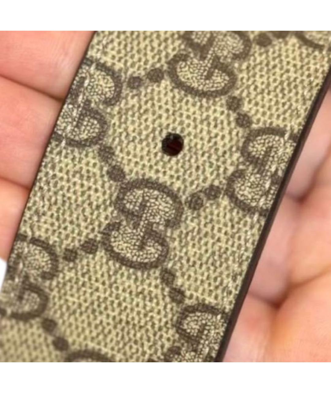 GUCCI Бежевый ремень, фото 6