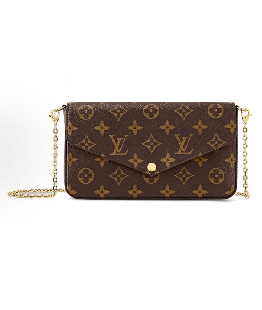 LOUIS VUITTON Коричневая сумка через плечо, фото 9