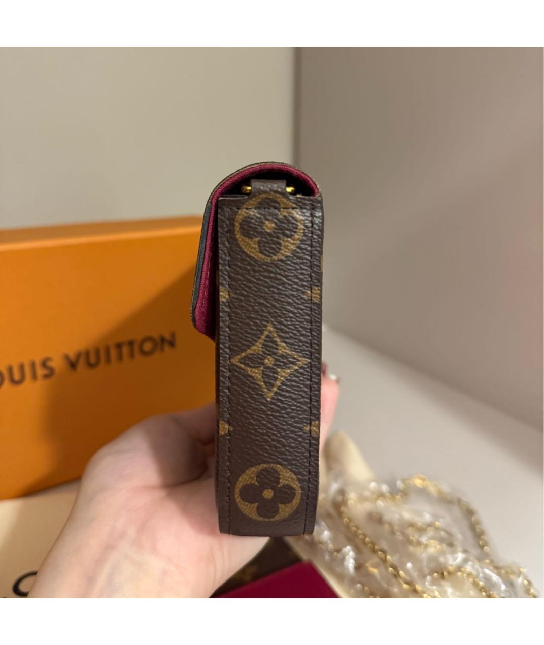 LOUIS VUITTON Коричневая сумка через плечо, фото 4