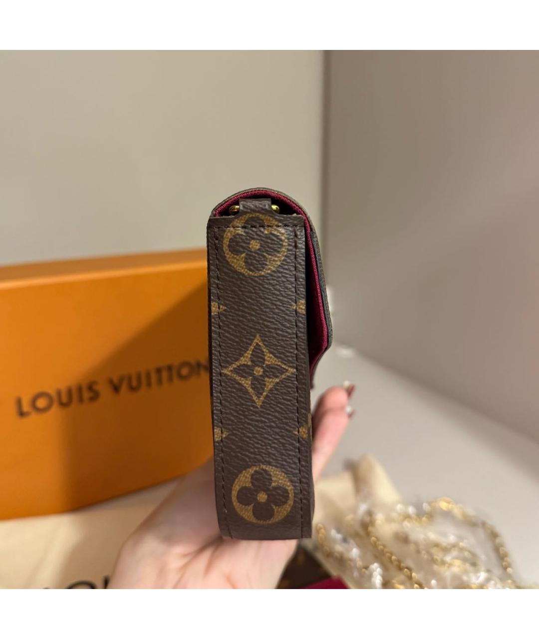 LOUIS VUITTON Коричневая сумка через плечо, фото 5