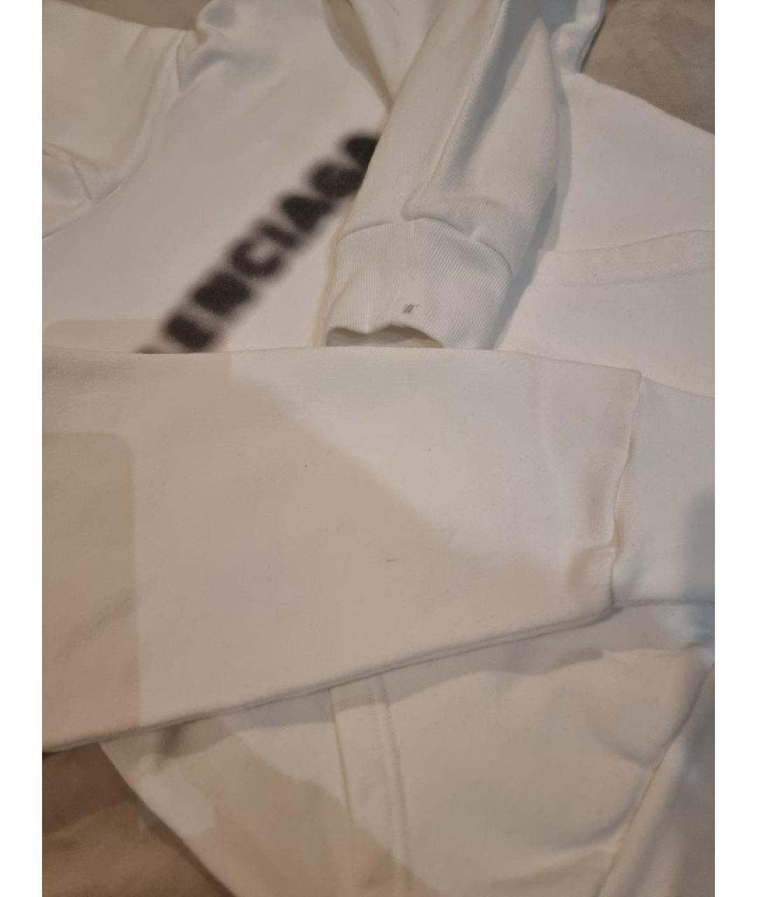 BALENCIAGA Белый хлопковый детская футболка / топ, фото 9