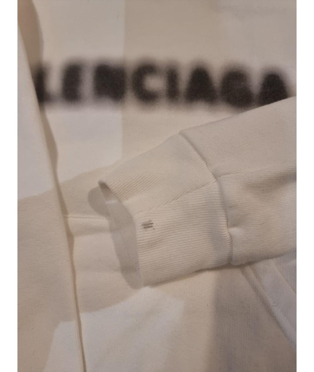 BALENCIAGA Белый хлопковый детская футболка / топ, фото 8