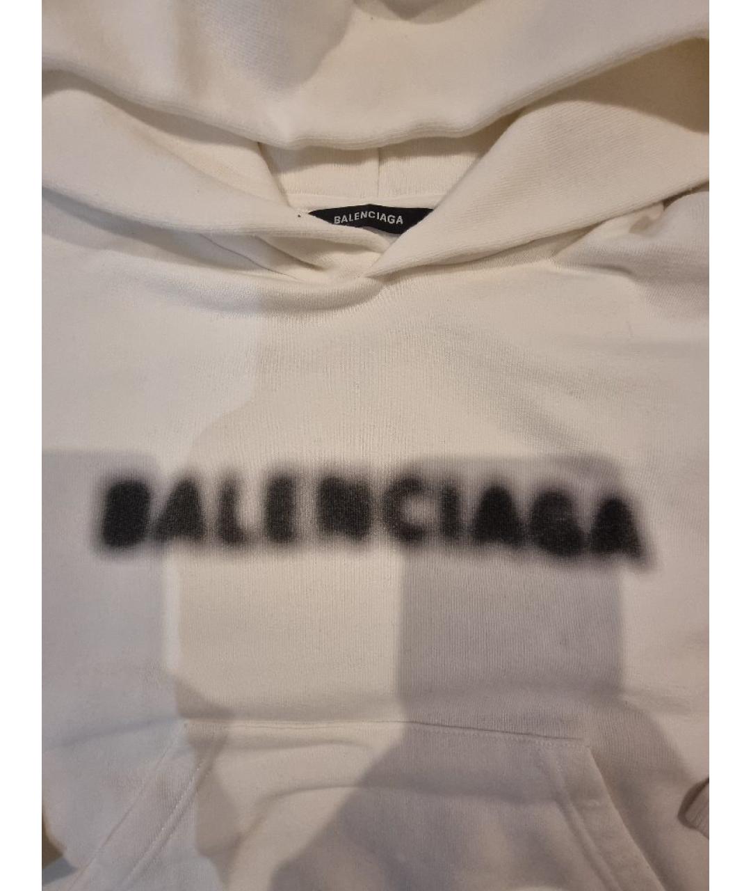 BALENCIAGA Белый хлопковый детская футболка / топ, фото 4