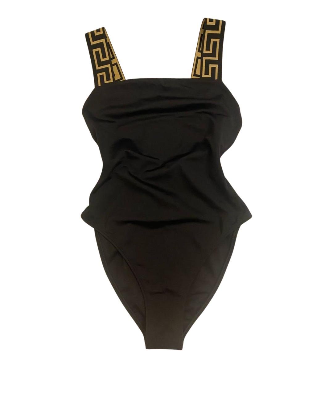 VERSACE Черный полиамидовый купальник, фото 1