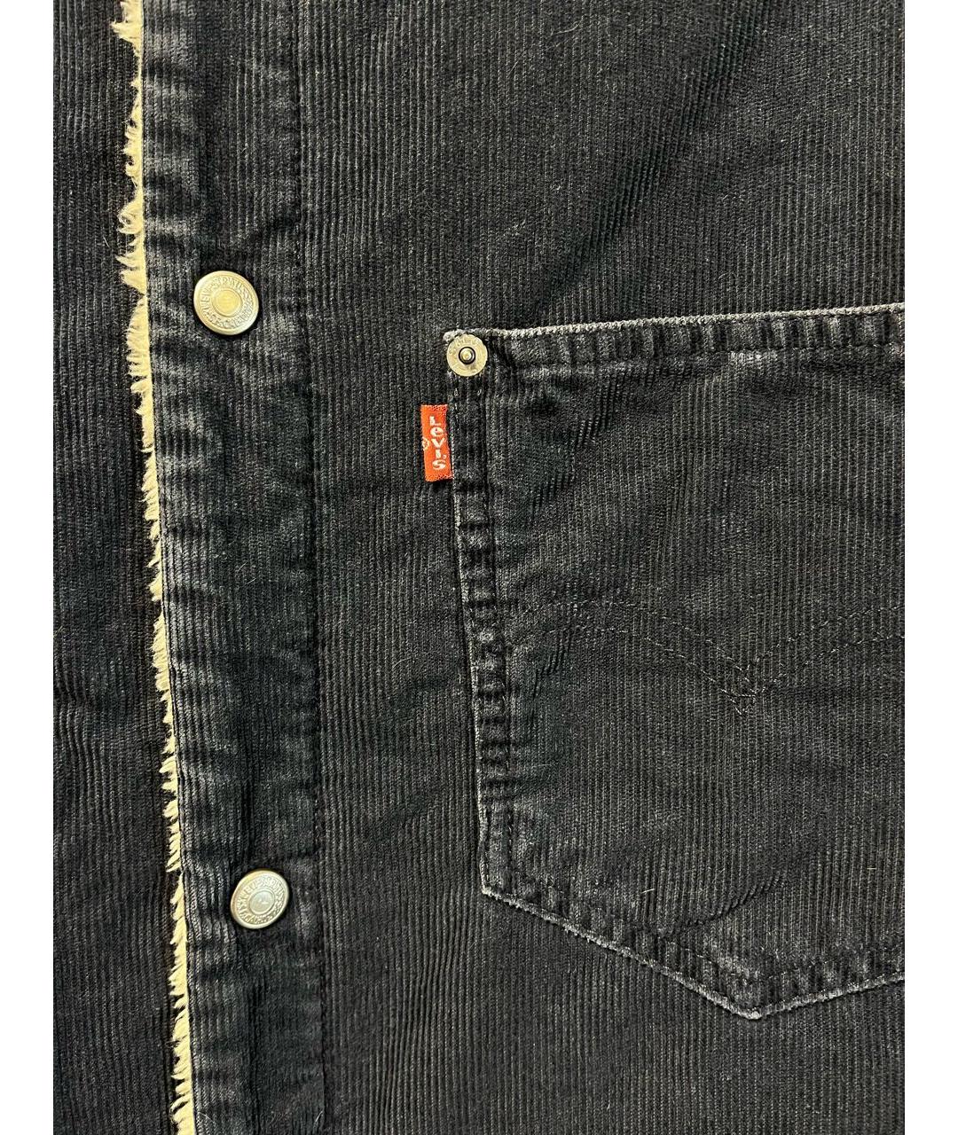 LEVI'S Темно-синяя хлопковая куртка, фото 4