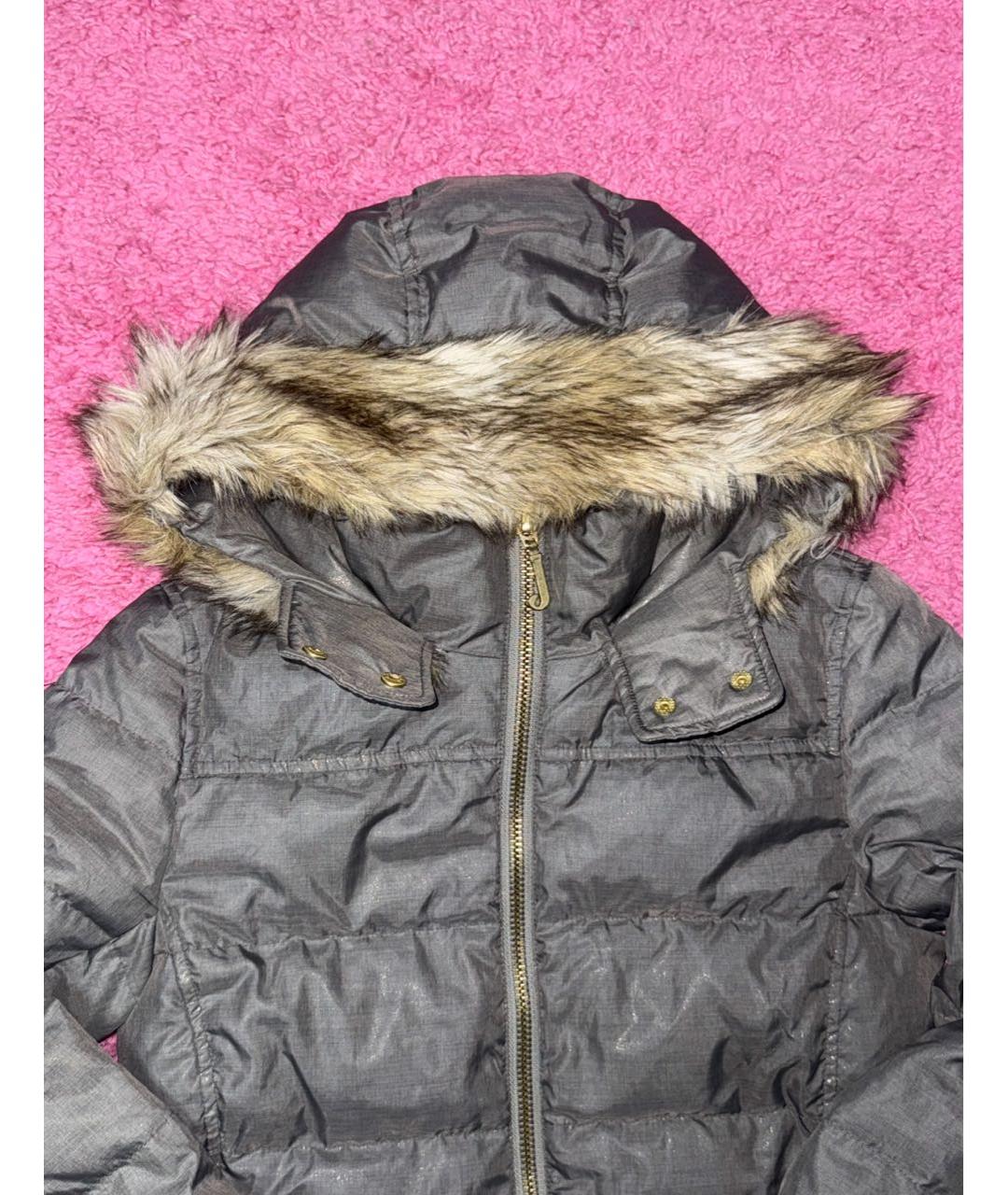 JUICY COUTURE Коричневая полиамидовая куртка, фото 2