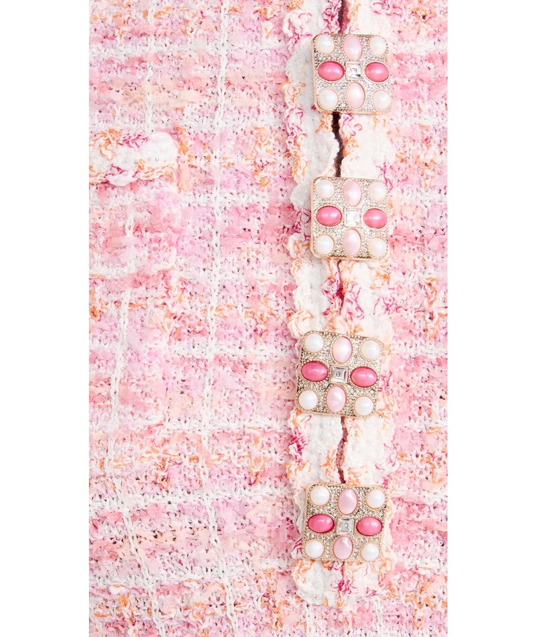 SELF-PORTRAIT Розовое коктейльное платье, фото 6