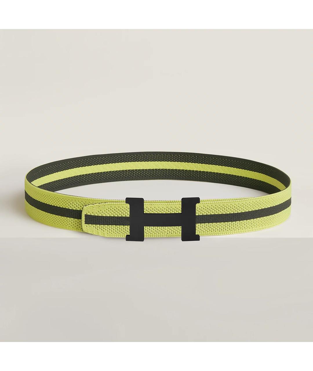 HERMES Салатовый ремень, фото 2