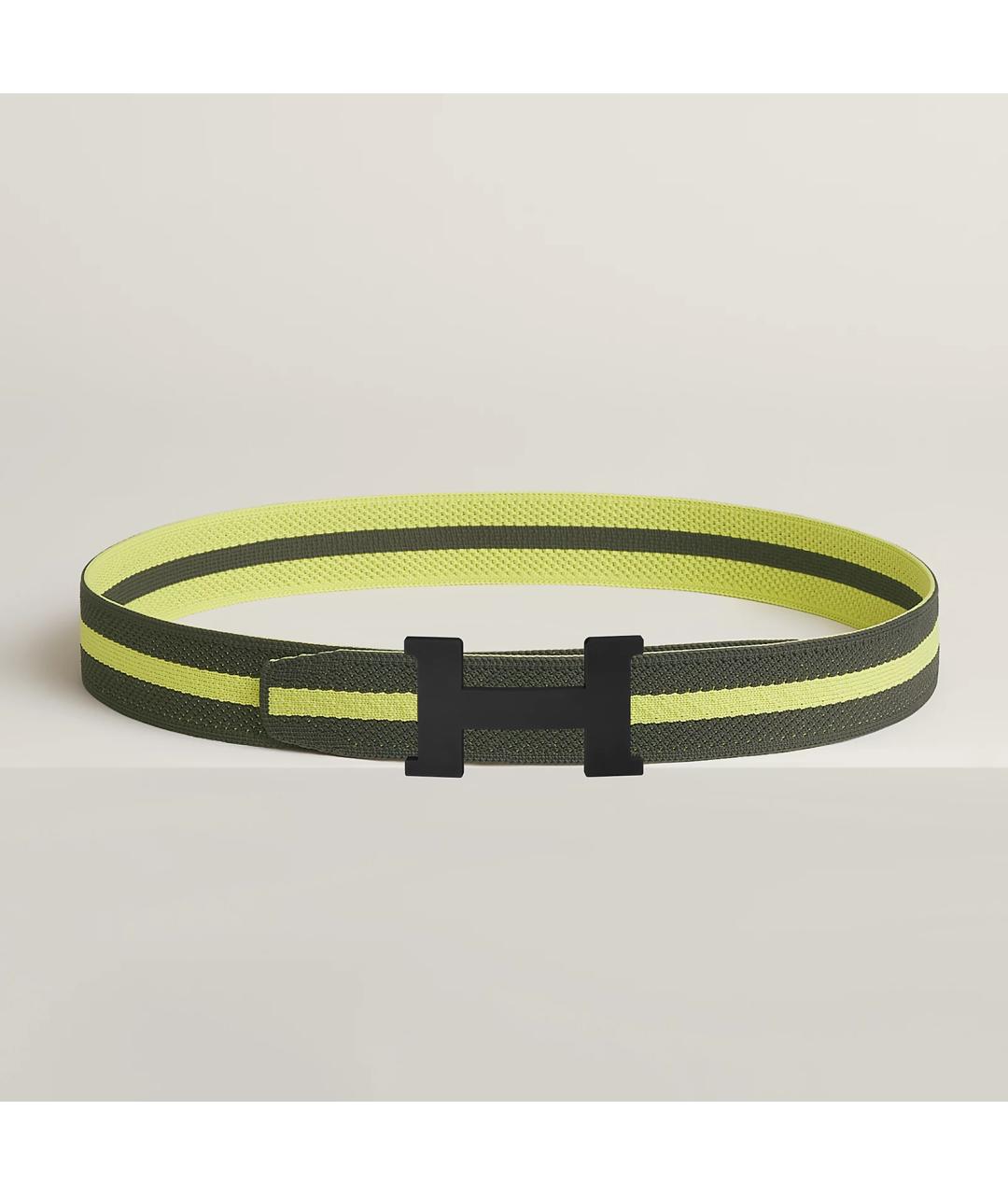 HERMES Салатовый ремень, фото 3