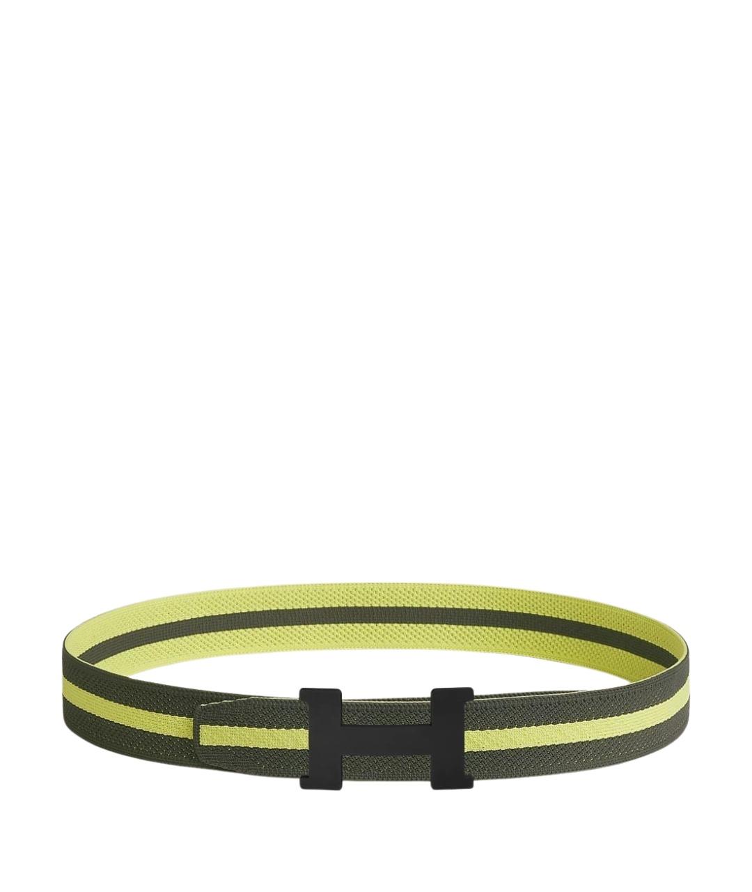 HERMES Салатовый ремень, фото 1